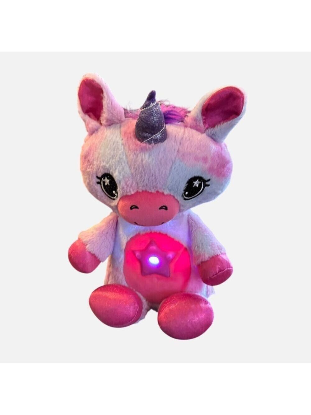 Star Belly Dream Lites Unicorn Plush Night Light Up Star Projector Tested